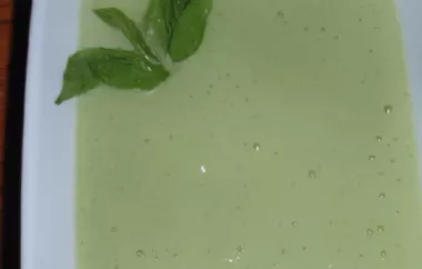 Raw Cucumber Soup (Gluten and Dairy Free)