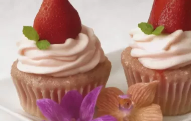 Real Strawberry Cupcakes