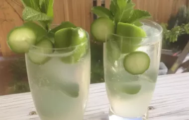 Refresh Yourself with Mint Cucumber Mojitos