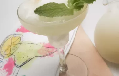 Refreshing and Boozy Frozen Mint Julep Margarita Recipe