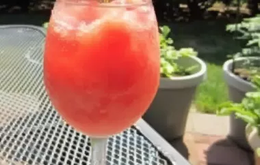 Refreshing and Boozy Watermelon Vodka Slush Recipe