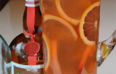 Refreshing and citrusy orange sangria recipe