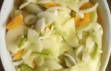 Refreshing and creamy cucumber salad inspired by Grandma's recipe