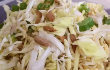 Refreshing and Crunchy Napa Slaw Recipe