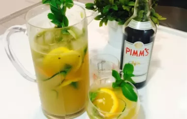 Refreshing and Delicious Pimm's Lemonade Recipe