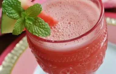Refreshing and delicious Watermelon Delight recipe