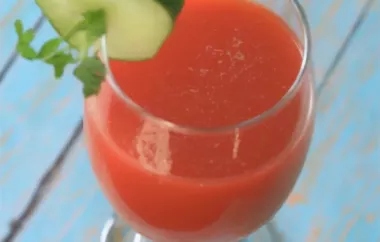 Refreshing and Easy Homemade Tomato Juice Cocktail