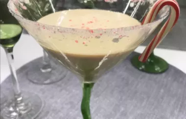 Refreshing and Festive White Christmas Cocktail