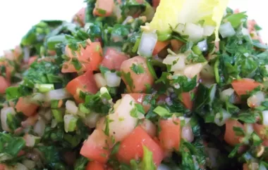 Refreshing and Flavorful American Tabbouleh Salad Recipe
