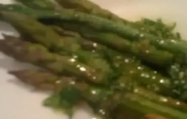 Refreshing and flavorful asparagus dish with zesty lime and spicy ginger.