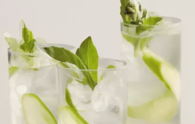 Refreshing and Flavorful Basil Cucumber Smash Recipe