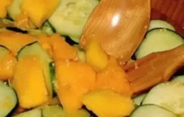 Refreshing and flavorful Cucumber Mango Salad