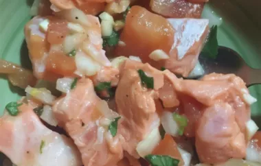Refreshing and Flavorful Salmon Ceviche Recipe