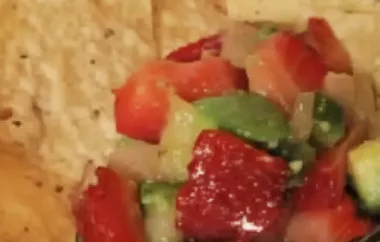 Refreshing and Flavorful Strawberry Avocado Salsa
