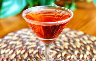 Refreshing and flavorful Trim Raspberry Martini