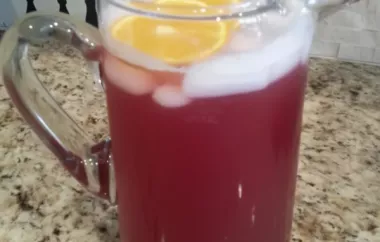 Refreshing and Fruity Nonalcoholic Fruit Punch Recipe