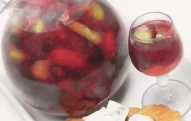 Refreshing and fruity, this Easy Berry Sangria is the perfect summer drink!