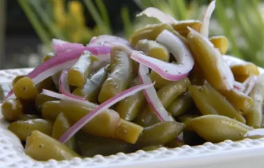 Refreshing and Healthy Cold Green Bean Salad Recipe