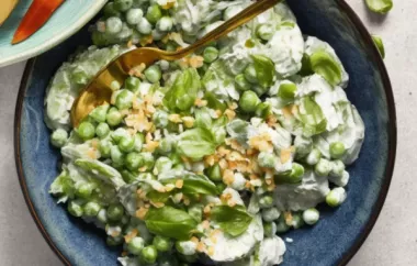 Refreshing and Healthy Cucumber and Pea Salad Recipe
