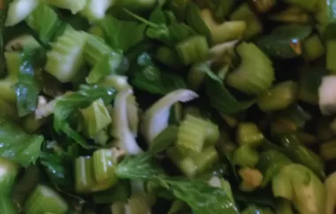 Refreshing and Healthy Easy Celery Salad