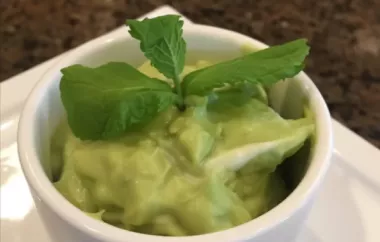 Refreshing and Healthy Keto Avocado Pudding