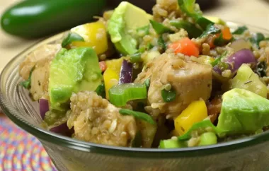 Refreshing and Healthy Mexican Chicken Quinoa Salad Recipe