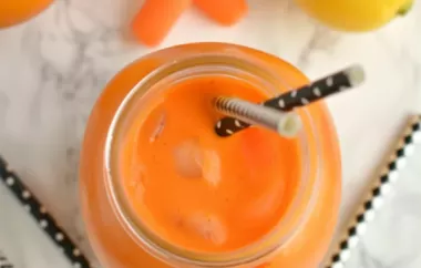 Refreshing and Healthy Orange Carrot Ginger Juice Recipe