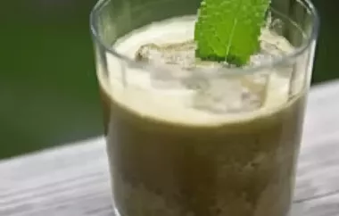 Refreshing and Healthy Thin Mint Green Monster Smoothie Recipe