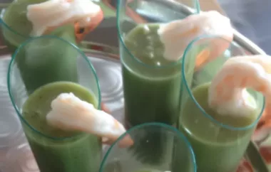 Refreshing and Light Cucumber Gazpacho with Juicy Shrimp