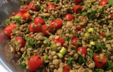 Refreshing and Nutritious Cold Lentil Salad Recipe