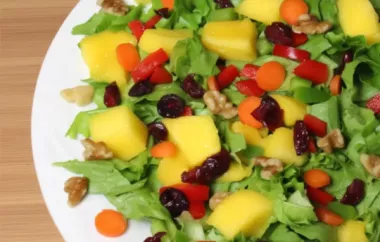 Refreshing and Nutritious Mango Walnut Salad Recipe