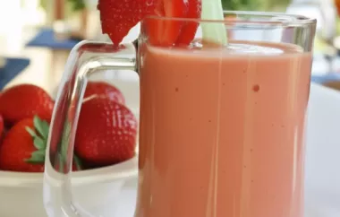 Refreshing and Nutritious Strawberry Orange Banana Smoothie Recipe