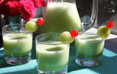 Refreshing and rejuvenating honeydew juice recipe