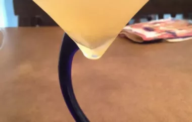 Refreshing and Spicy Gingered Pear Martini