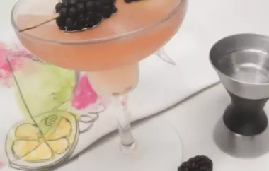 Refreshing and Sweet Blackberry Margarita Recipe