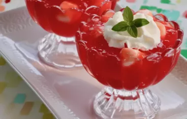 Refreshing and sweet strawberry lemonade marshmallow Jell-O salad perfect for summer gatherings