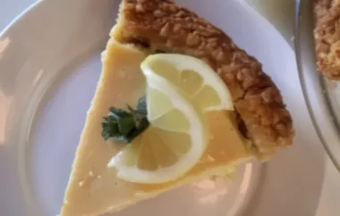 Refreshing and Tangy Aussie Lime Pie Recipe