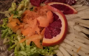 Refreshing and Tangy Carrot Citrus Salad Recipe