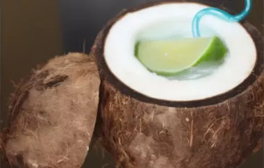 Refreshing and tropical, Coco-Loco is the perfect summer cocktail to sip on a sunny day.