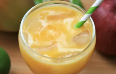 Refreshing and Tropical Mango Tango Smoothie Recipe