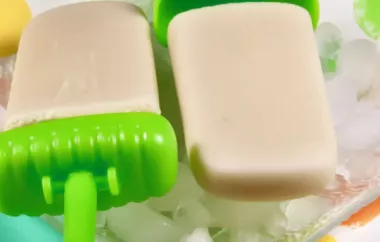 Refreshing and Tropical Pina Colada Ice Pops Recipe