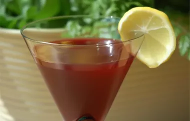 Refreshing and zesty pomacello martini recipe