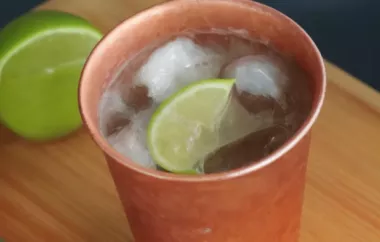 Refreshing and zingy Moscow Mule Cocktail