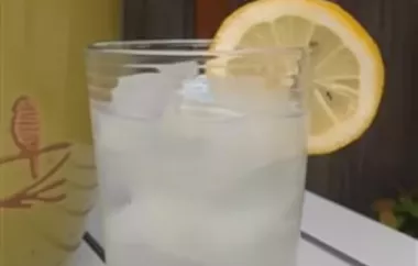 Refreshing Bitter Lemon Soda Recipe