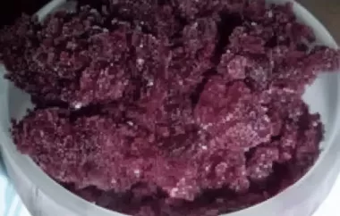 Refreshing Blueberry Granita Recipe
