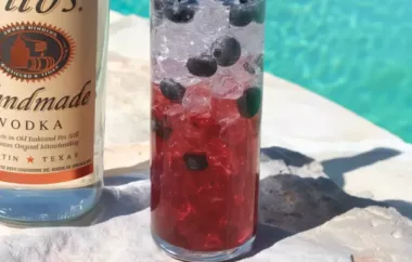 Refreshing Boozy Lemonade with a Twist of Tito's Vodka