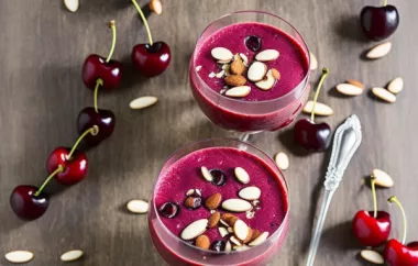 Refreshing Cherry Almond Smoothie to Satisfy your Taste Buds