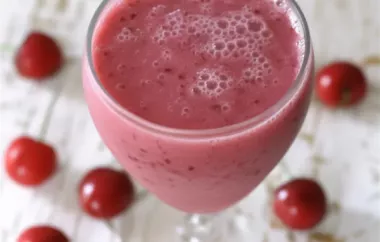 Refreshing Cherry Coconut Smoothie Recipe