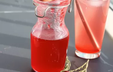 Refreshing Cranberry Shrub Recipe for a Summer Treat