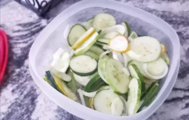 Refreshing Cucumber Salad Recipe